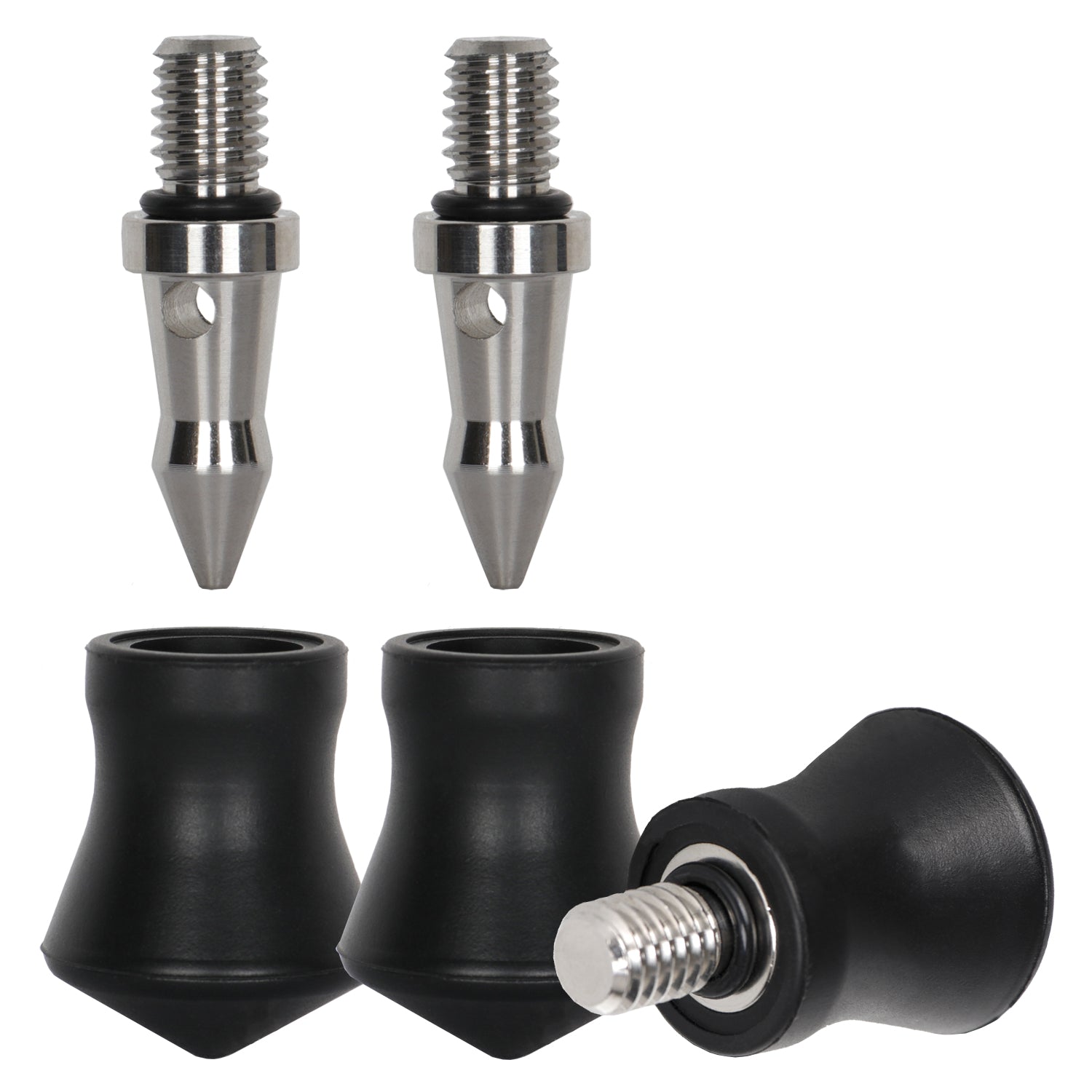 Universal Anti-Slip 3/8" Rubber Feet Spike