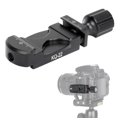 Universal Quick Release Clamp with Cold Shoe Mount Adapter and 1/4