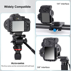 Foldable L-Shaped Quick Release Plate Camera L Bracket Vertical Horizontal Switching with 1/4 Inch Screw Replacement for Canon Nikon Sony DSLR Camera(K-12)