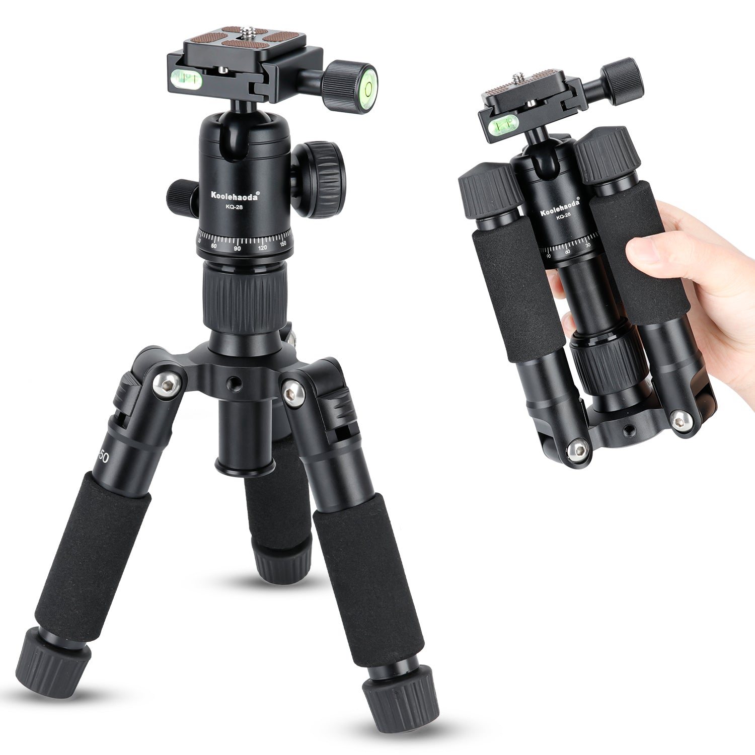 Mini Tripod Aluminum Alloy Portable Tabletop Tripod