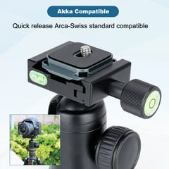 koolehaoda Quick Release Plate Compatible for Quick Release Plate Clamp Camera Mount Arca Swiss QR Clamp Adapter XQ-1,ball head