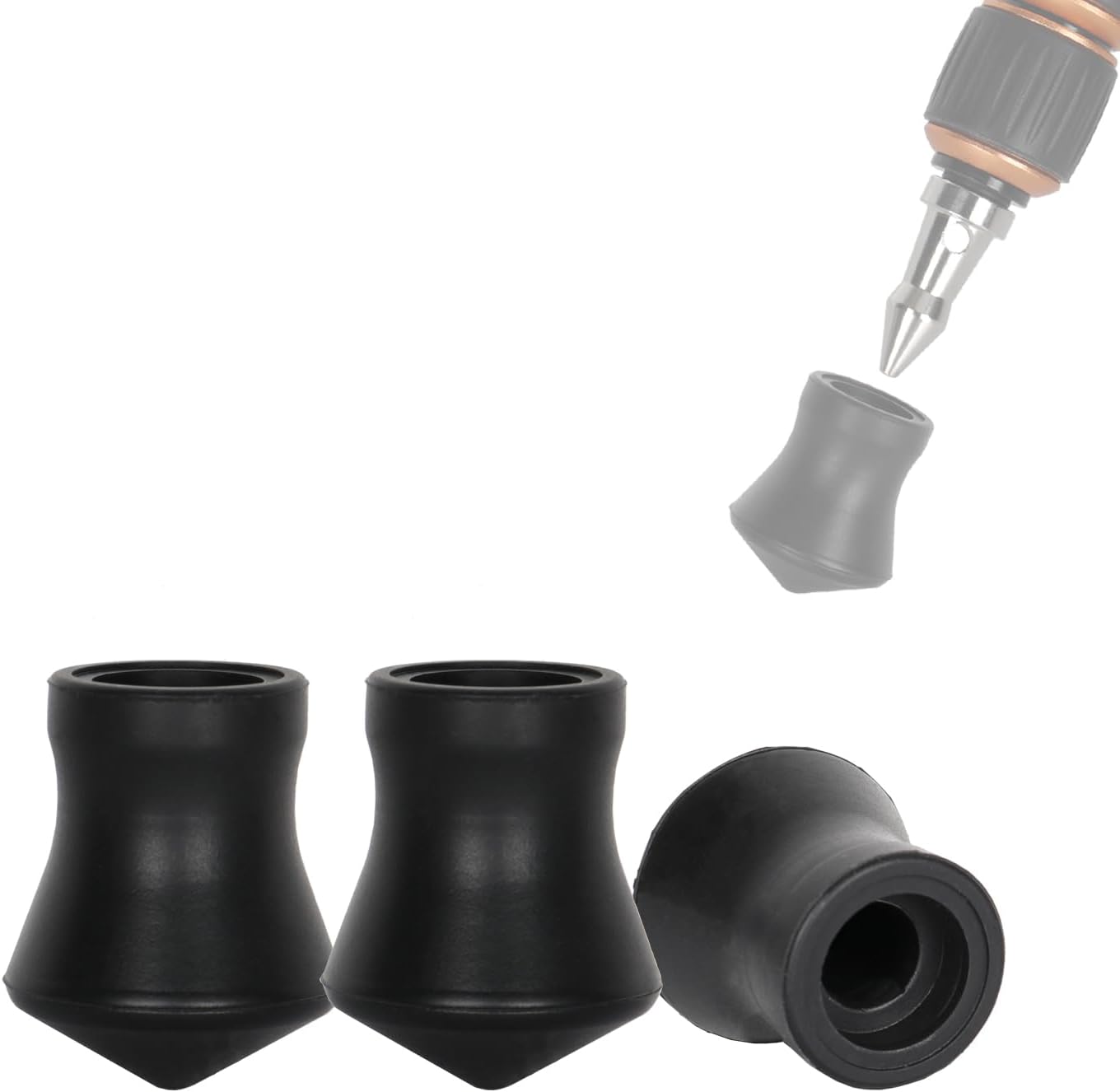 Koolehaoda Rubber Cap for Metal Spike Tripod Feet - 3 PCS