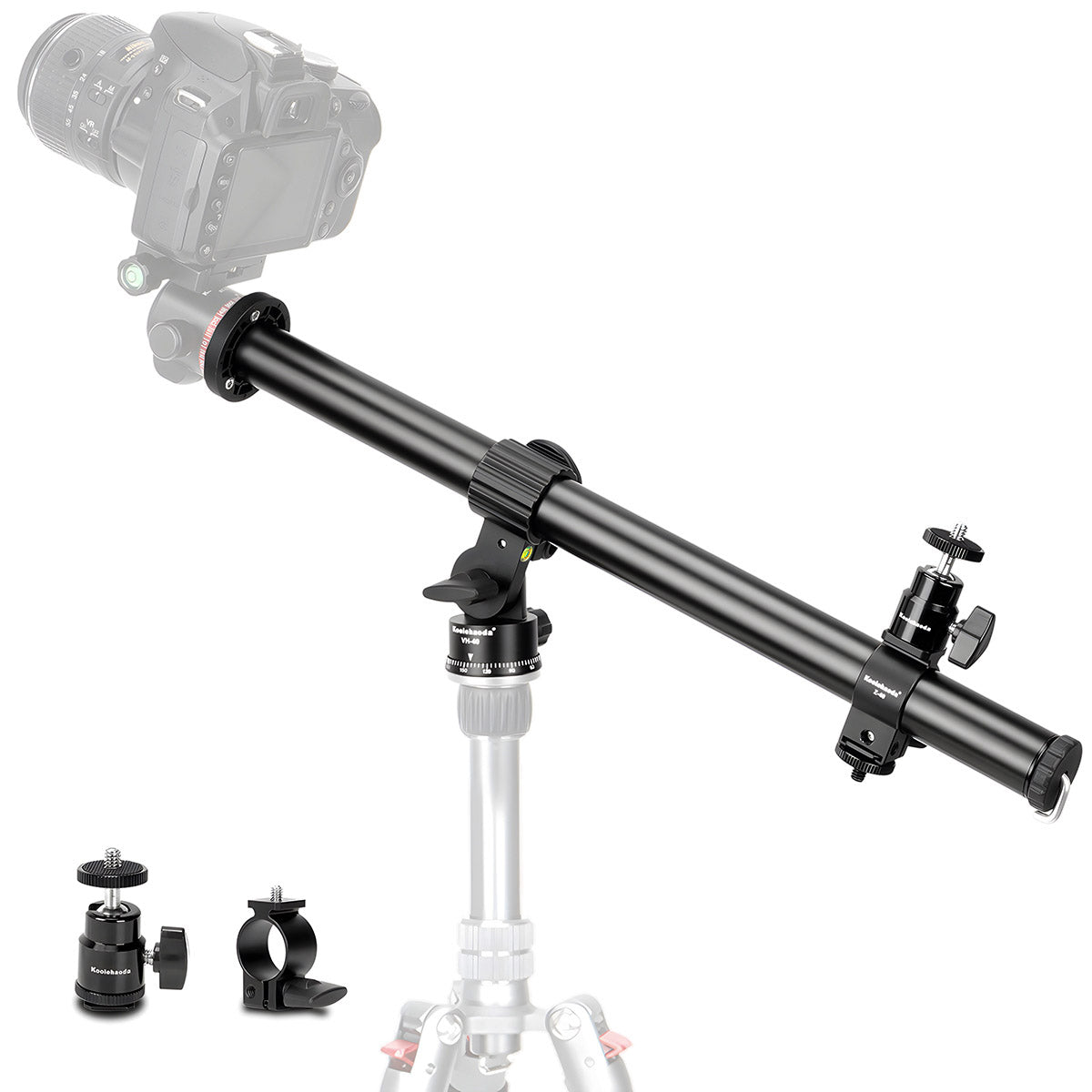 Tripod Extension Arm Horizontal Centre Column  28mm Tube (VH-40-16.5")