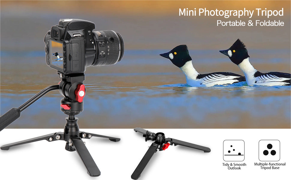 Mini Trépied 3 Pieds Pour Monopode - Support Stable Pour Caméra Et Vidéo