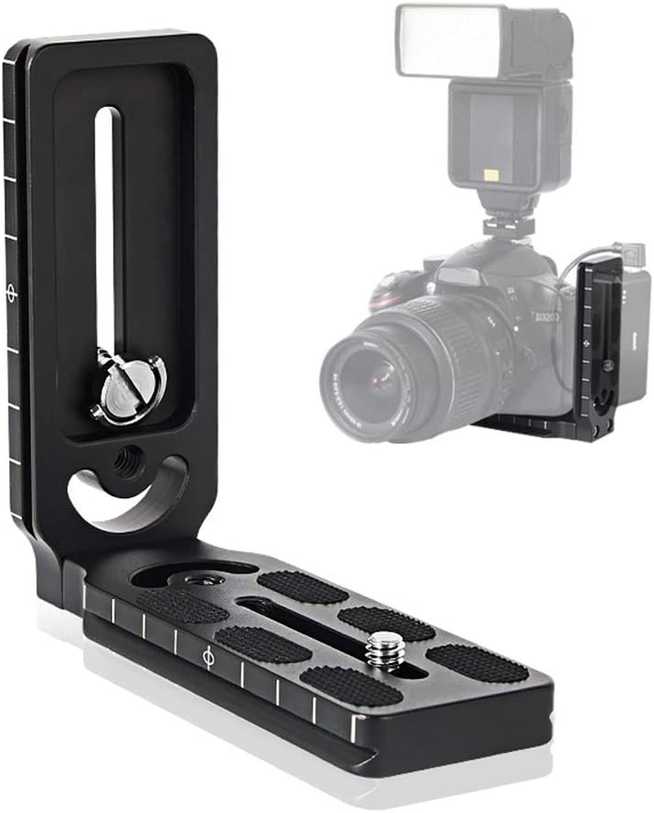 koolehaoda L-Shape Plate Quick Release Plate Stand Holder， Compatible with CamFi L-Type Camera Bracket for CamFi Wireless Remote Camera Controller (CamFi LL)