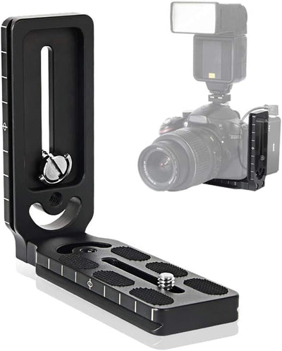 koolehaoda L 型プレート クイック リリース プレート スタンド ホルダー、CamFi ワイヤレス リモート カメラ コントローラー (CamFi LL) 用 CamFi L 型カメラ ブラケットと互換性あり