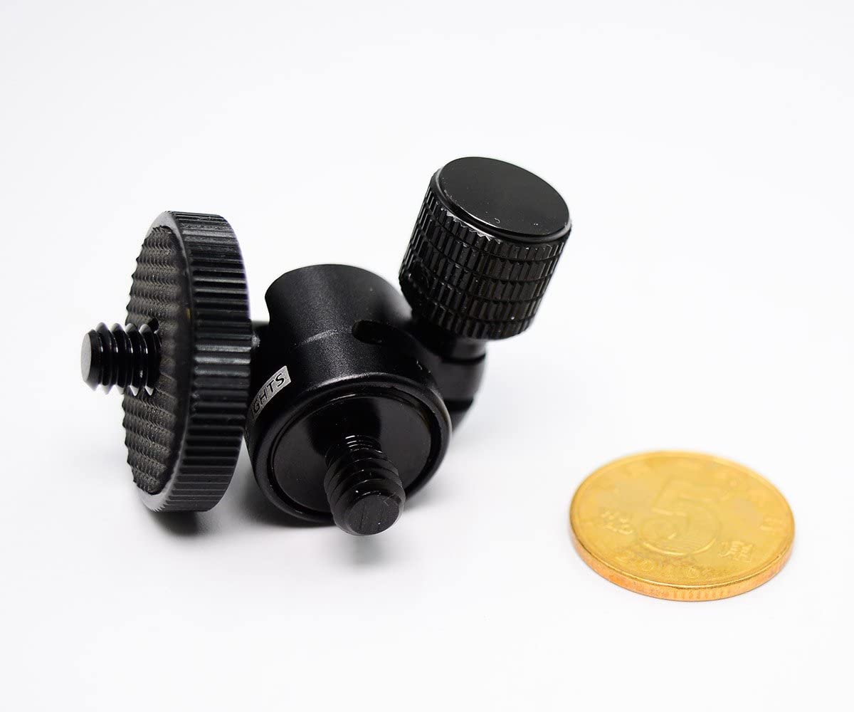 Mini cabezal de bola para trípode de cámara con conector de tornillo de 1/4 a 1/4 Mini cabezal de bola para trípode de cámara con conector de tornillo de 1/4 a 1/4