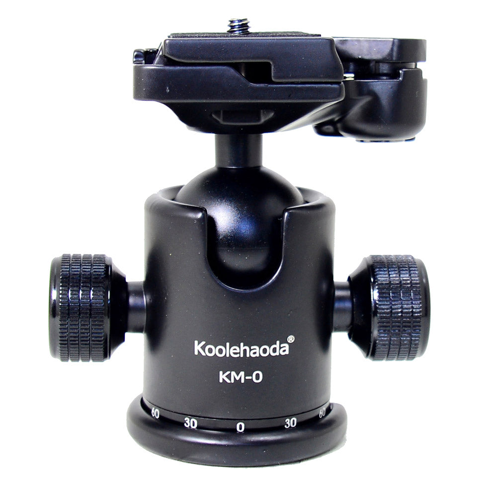 Koolehaoda Professional Camera Aluminium Monopod & Ballhead with Folding Three Feet Support Stand for DSLR Camera .Max Height :177cm / 69.7 inch.