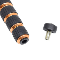 koolehaoda 3/8" Screw Rubber Spikes Suitable for Tripods Monopods with 3/8" Thread