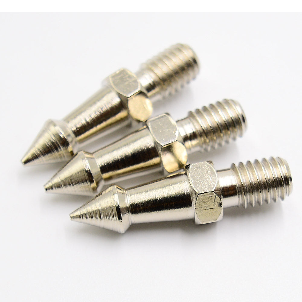 koolehaoda 3 pcs Metal Spikes 3/8" Screw Suitable for tripods monopods with 3/8" Threads.