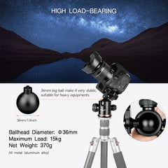 Metal Ball Head Ballhead + Quick Release Plate for Tripod SLR Camera