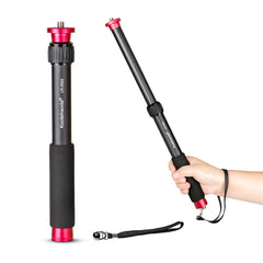 Extension Stick Tripod Extension Tube, can be Used as a monopod and Mobile Phone Selfie Stick. 2 Section Extension Length is: 17.5inch