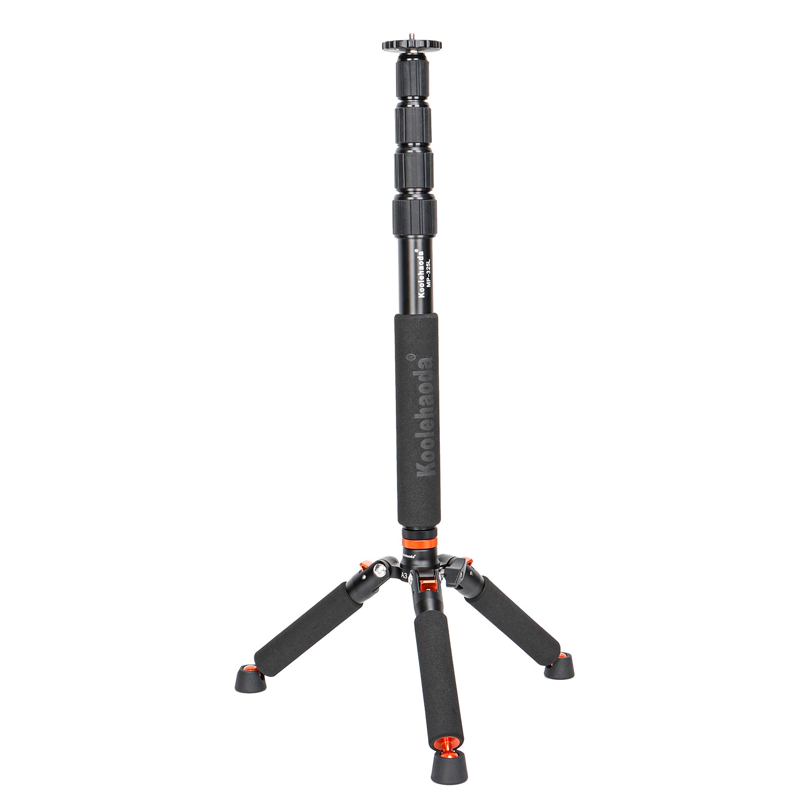 Koolehaoda Camera Aluminum Monopod with Metal Tripod Bas,Maximum Height 71in/181cm Aluminum Alloy 5-Section Leg Professional Video Stand for DSLR DV Video Camcorder, Max Load 17.6lb/8kg