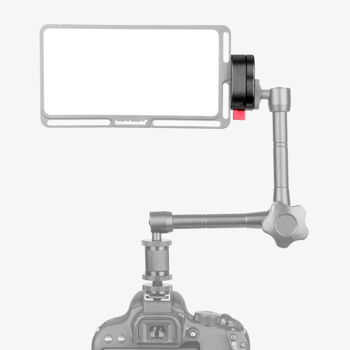 1/4" Mini Quick Release Plate System for Tripod, Articulated Arm, Mount LCD Monitors, Magic Arm, LED Light