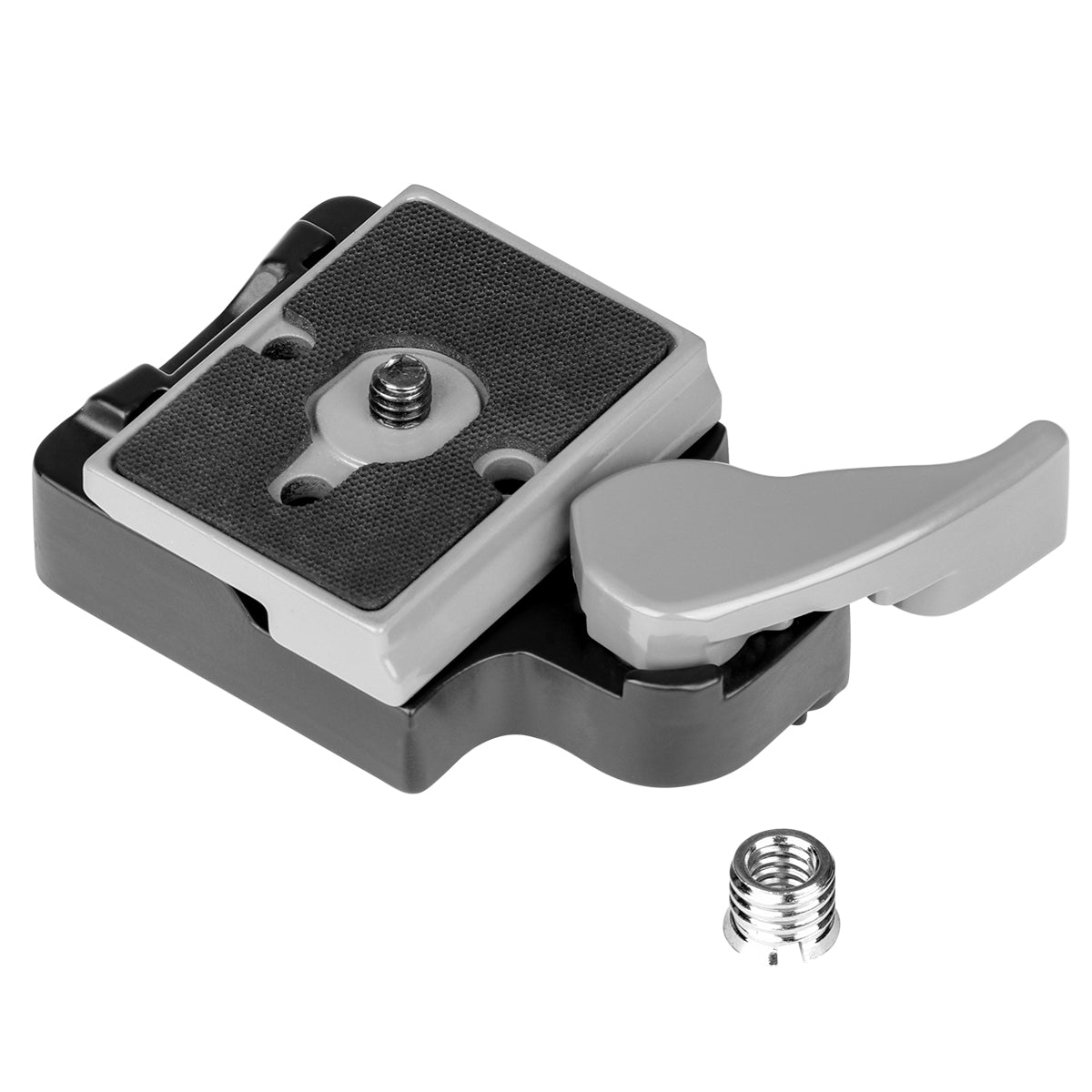 Camera 323 Quick Release Adapter for Manfrotto Tripod 200PL-14 Compat Plate (Black)