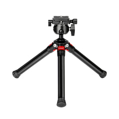 Camera Mini Tripod, Tabletop Tripod CNC Aluminum with 360° Ball Head and Extendable Legs for DSLR Cameras,Projector and Monopods