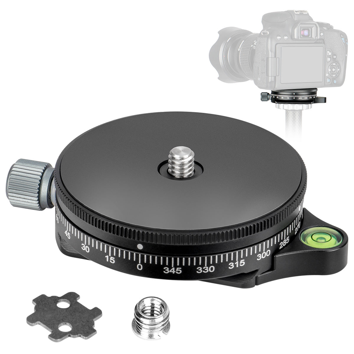 Camera Panoramic Panning Base with Arca Swiss Style Plate（TPC-60）